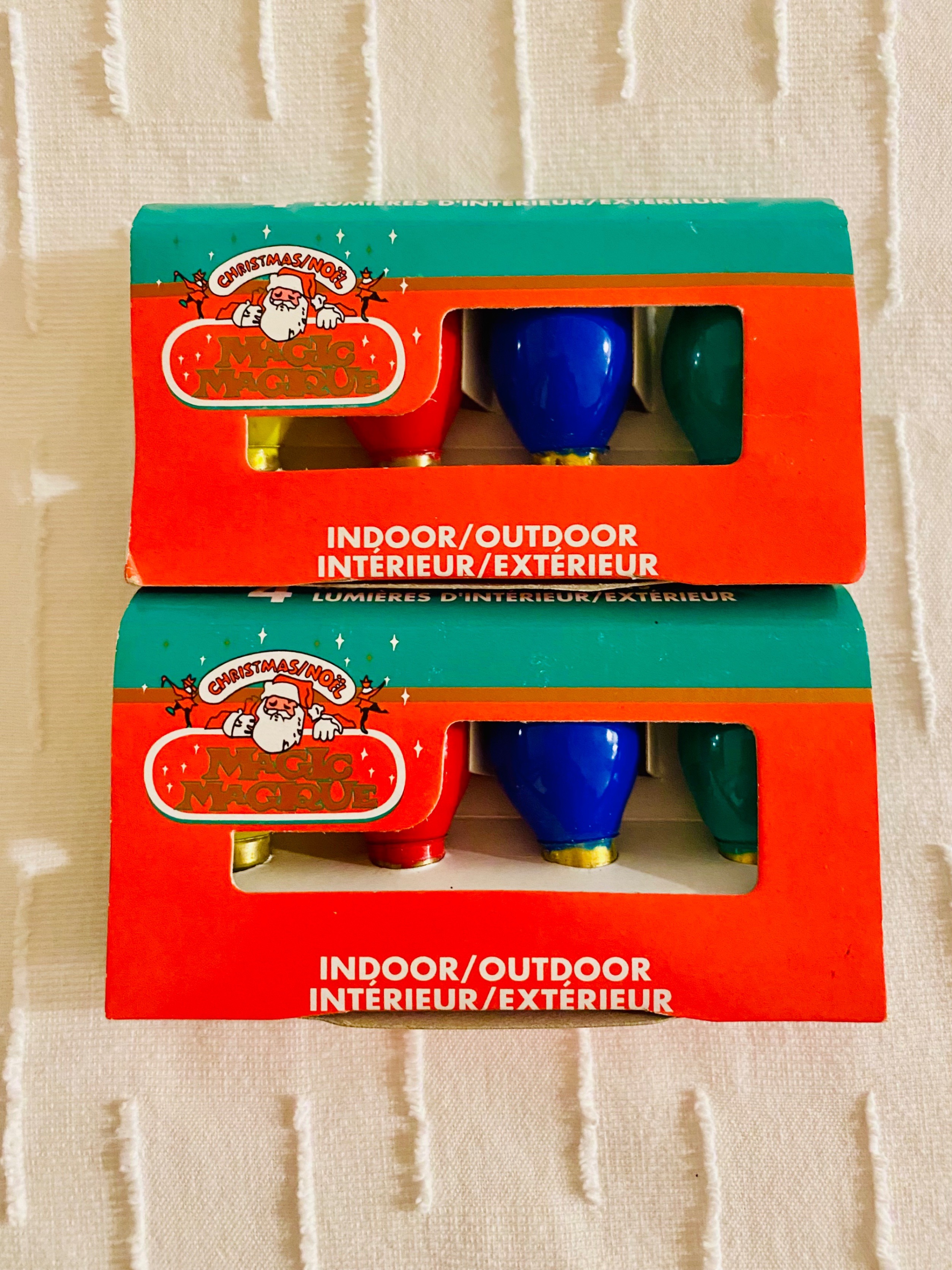 🎄 Vintage C7 Christmas Bulbs – Two Boxes of 4