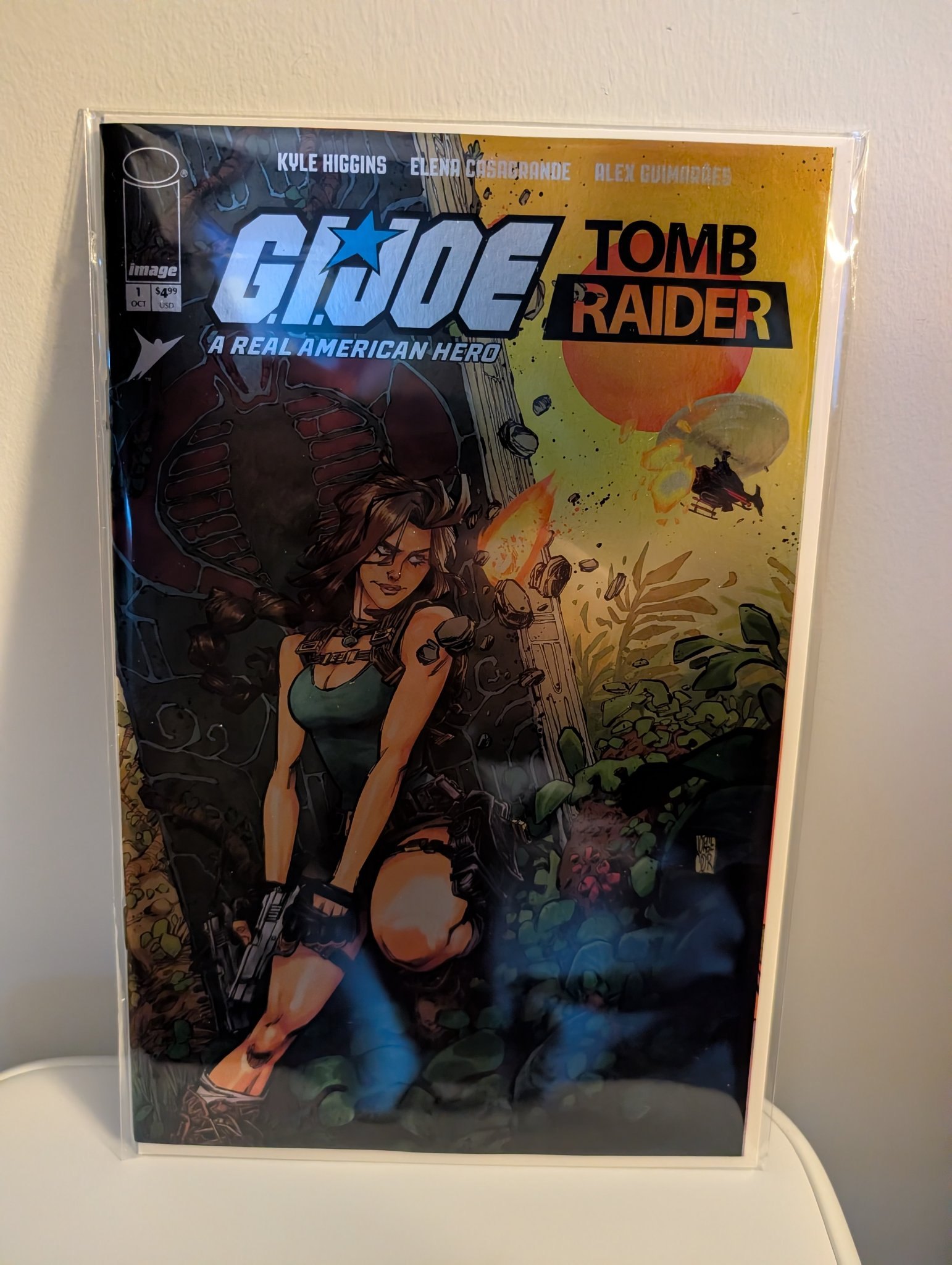 Gi Joe Real American Hero Tomb Raider #1 Corona Foil Variant