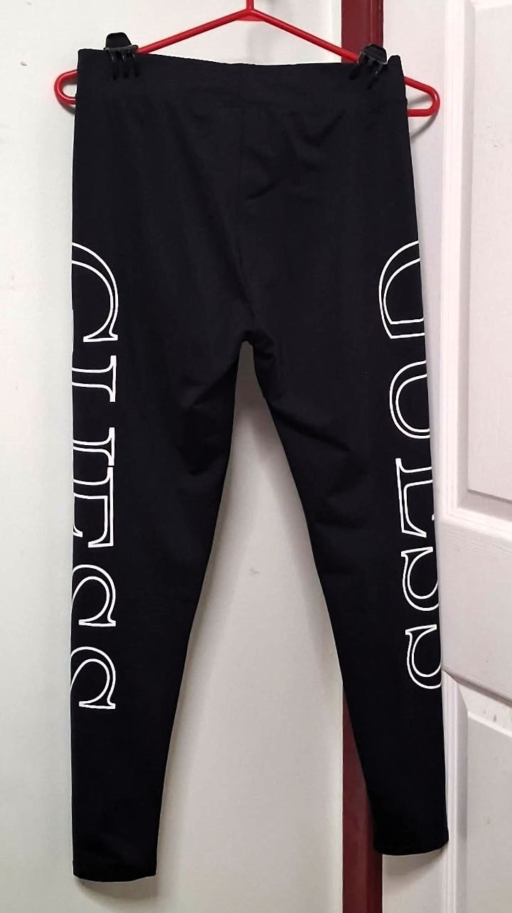 GUESS Los Angeles Black Leggings w/ Big GUESS Side Logo Pants - photo 2