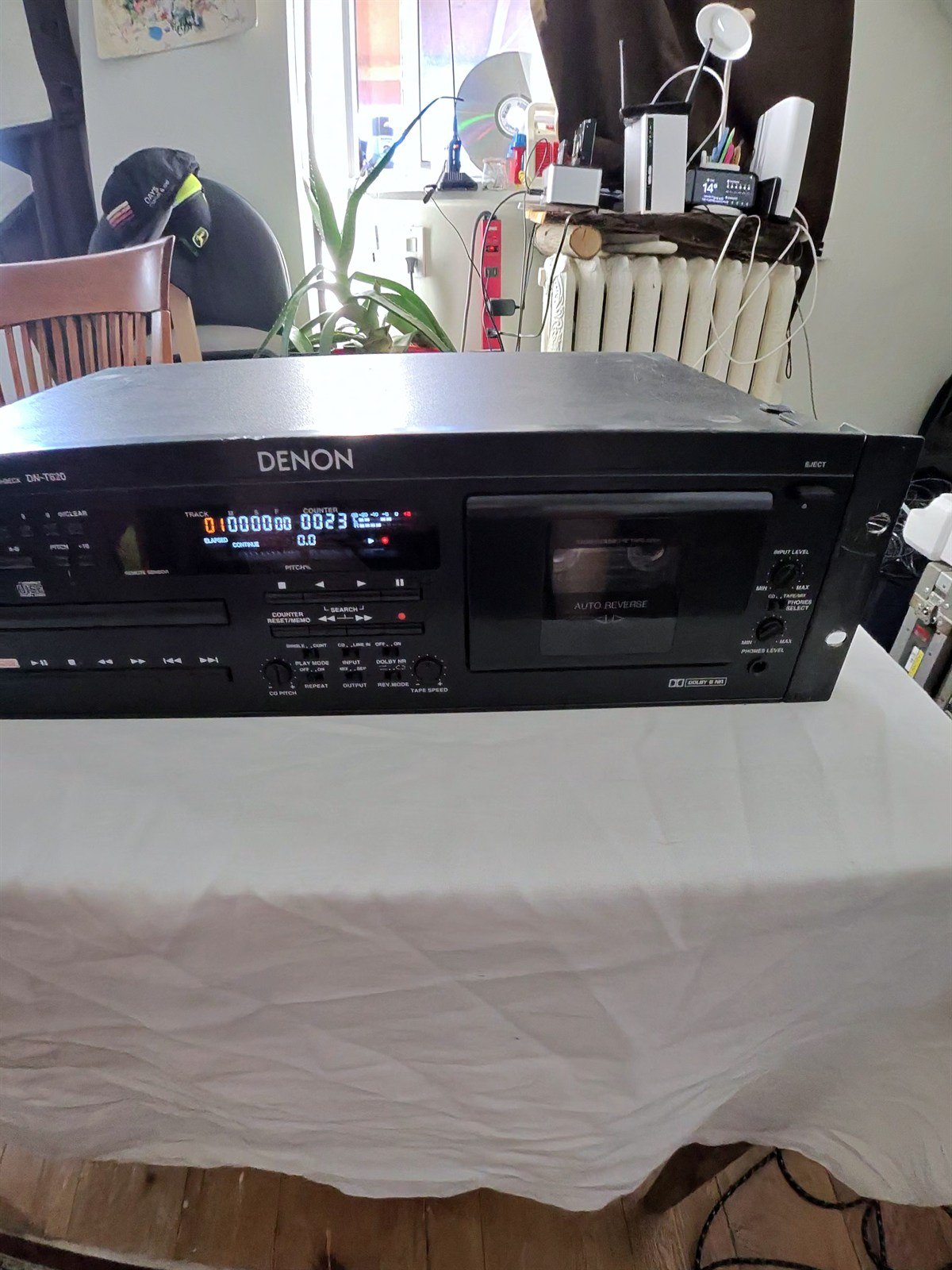 Denon DN-T620 CD/Cassette Combo Deck - Tested