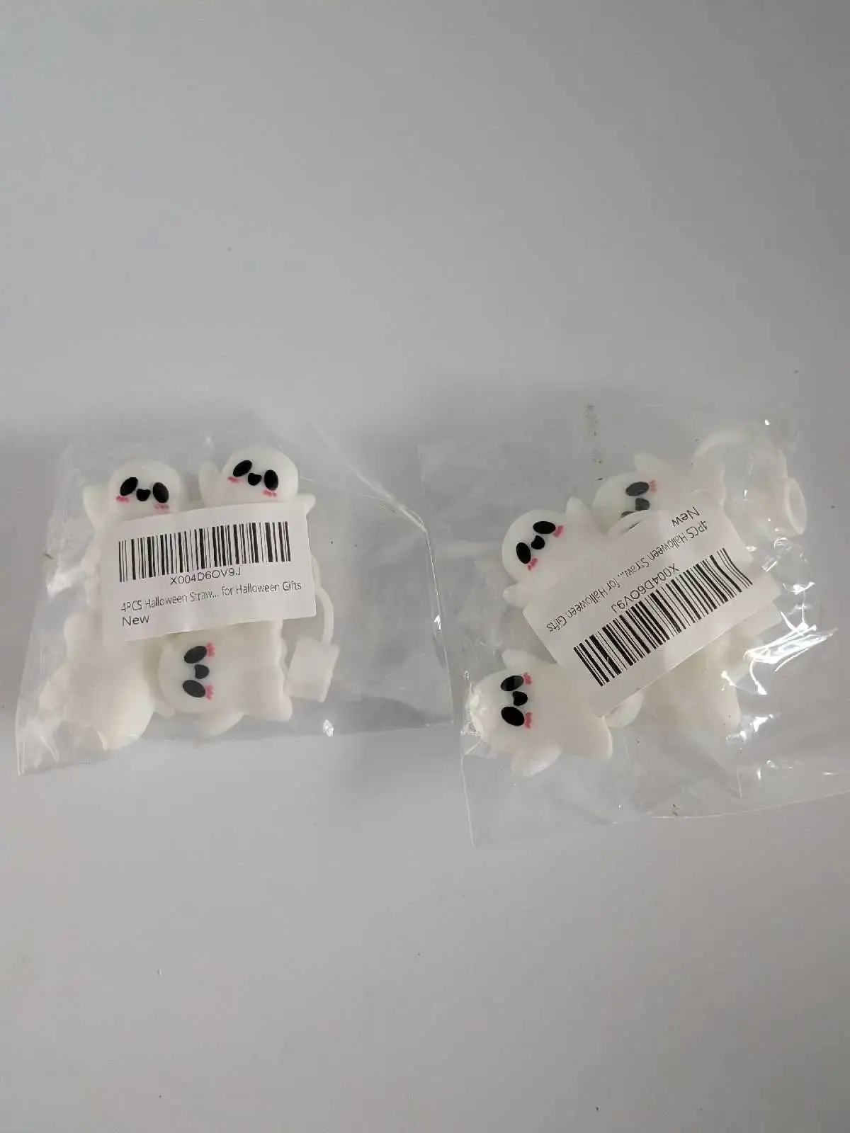 8PCS Ghost Halloween Straw Toppers - photo 2