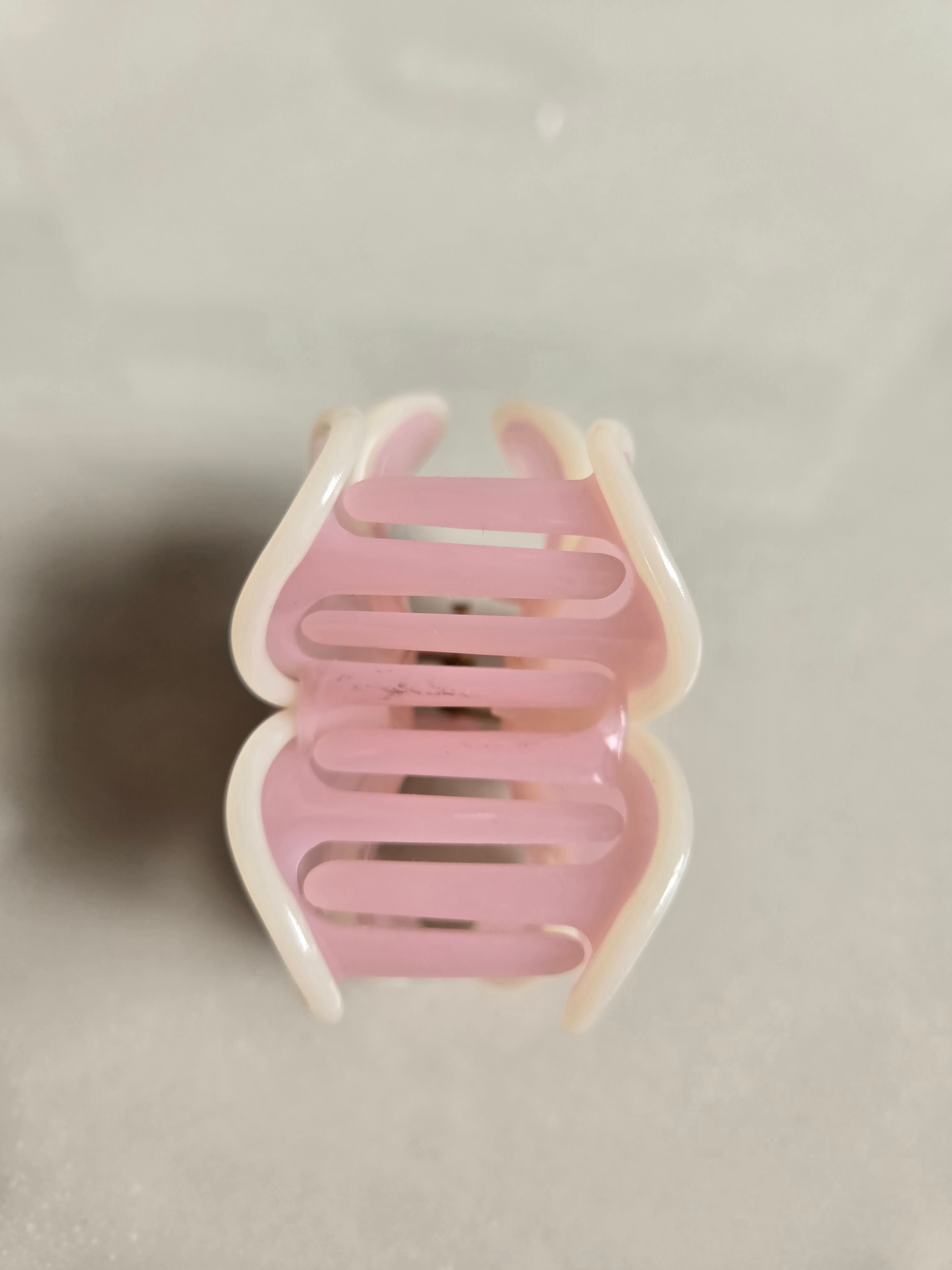 Pink Floral Hair Claw Clip - photo 5