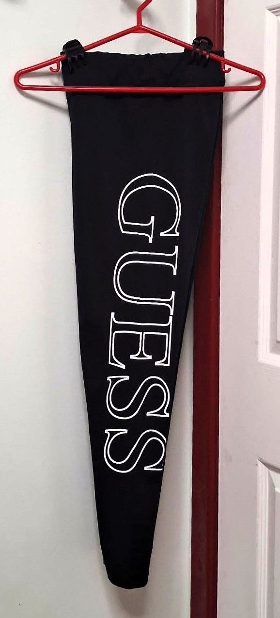 GUESS Los Angeles Black Leggings w/ Big GUESS Side Logo Pants - photo 3