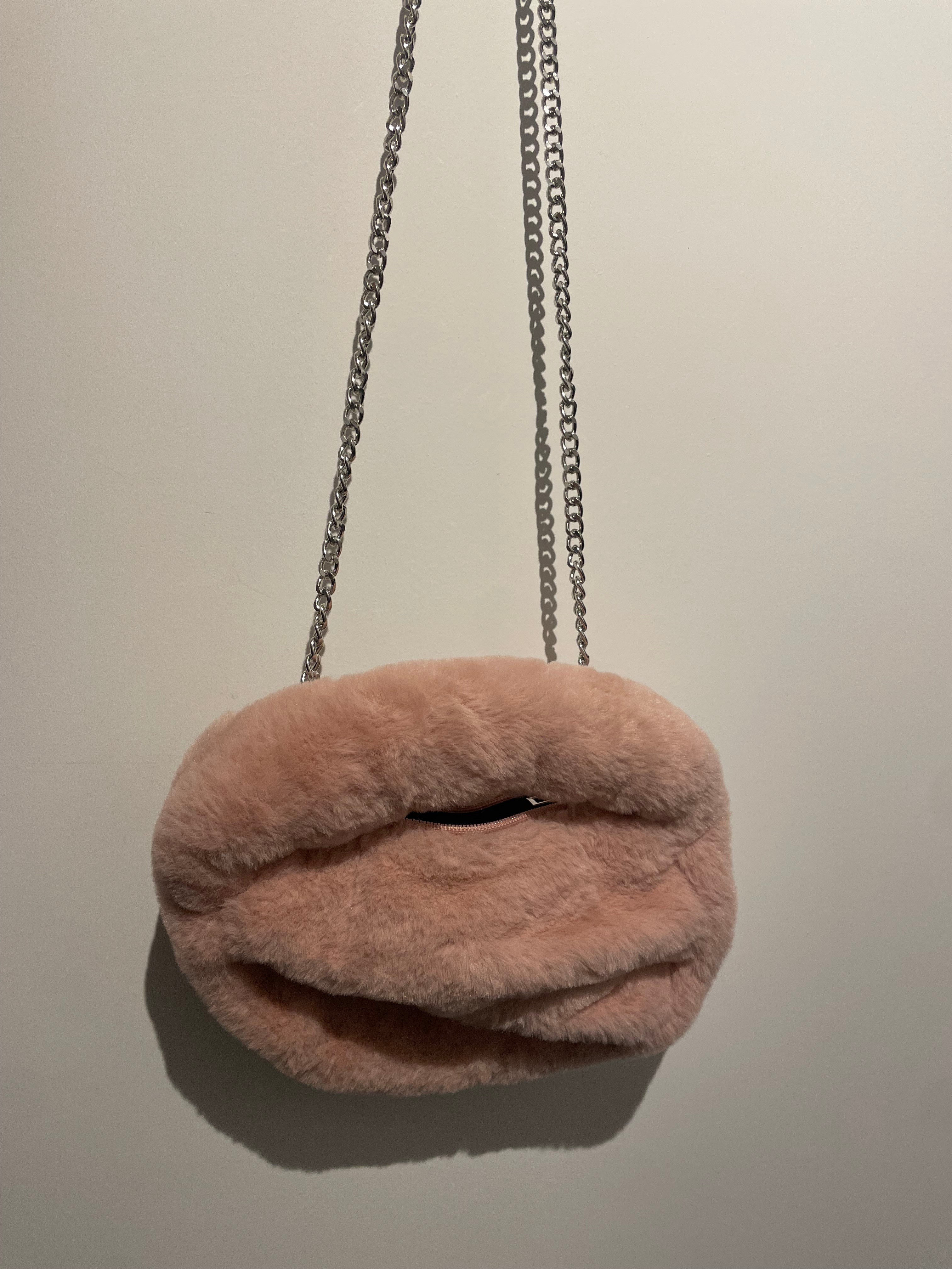 Call it Spring Pink Faux Fur Handbag - photo 3