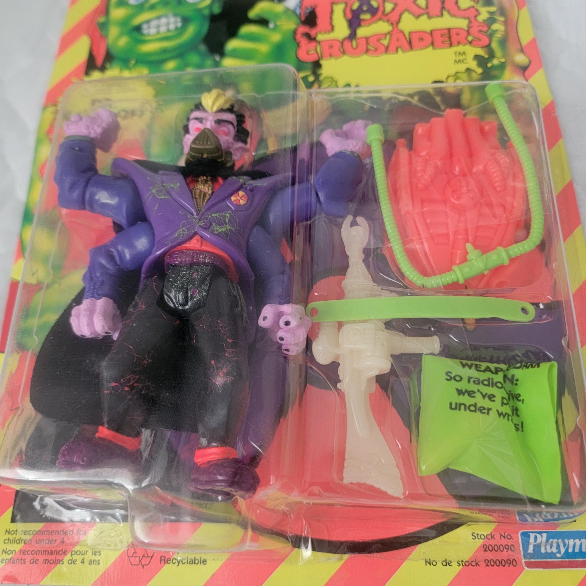 Toxic Crusaders Dr Killemoff sealed Playmates 1991 MOC - photo 5