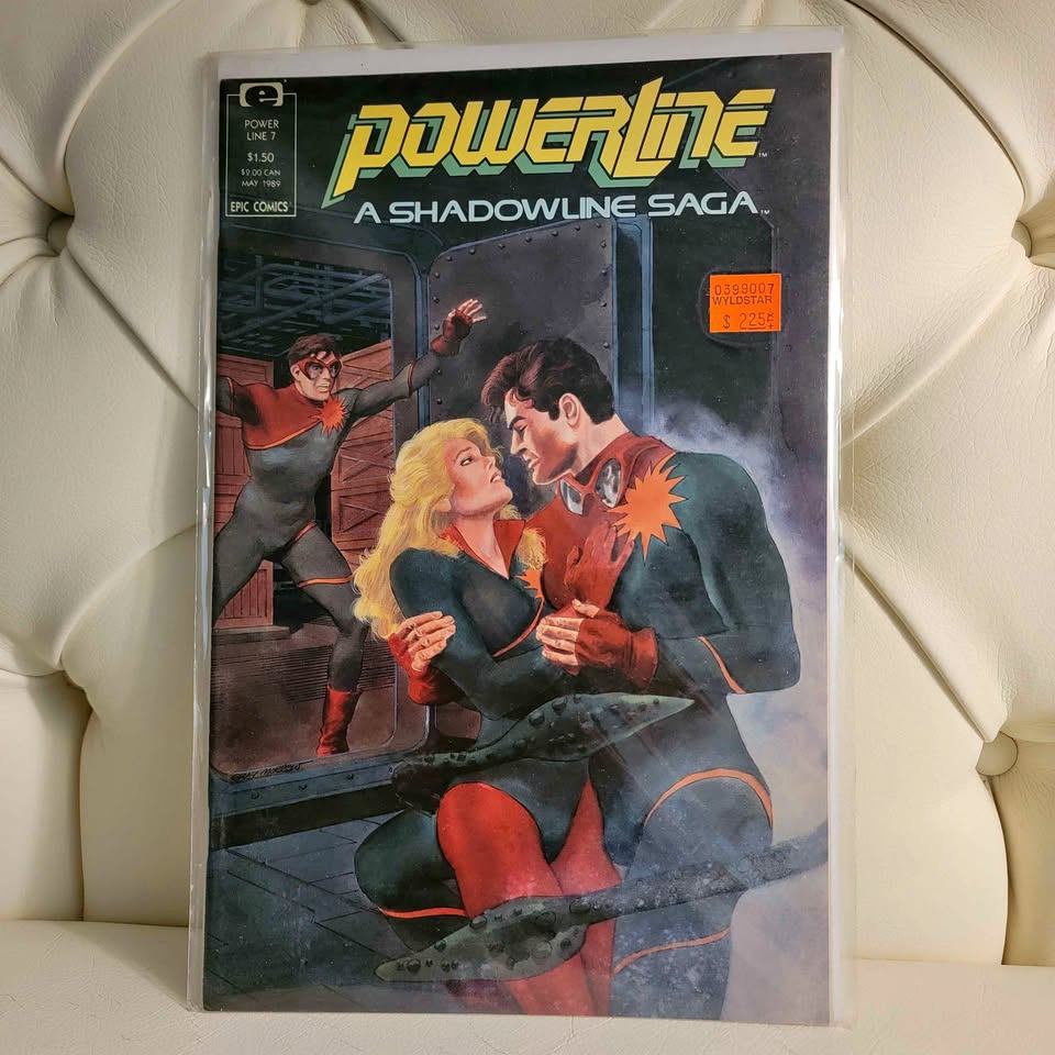 Power Line #7 - A Shadowline Saga - Epic Comics 1989 - Bagged