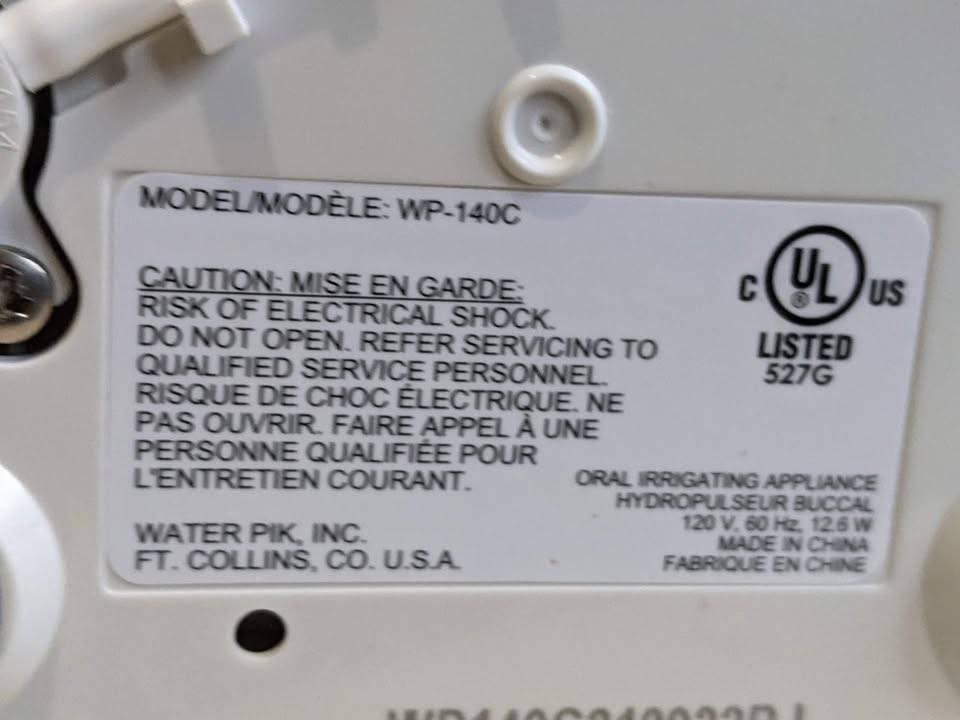 Waterpik Water Flosser Ultra WP-140C, with new replacement tips - photo 4