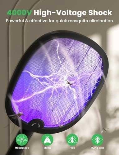 YISSVIC Electric Fly Swatter, 2-Pack — Rechargeable - photo 2