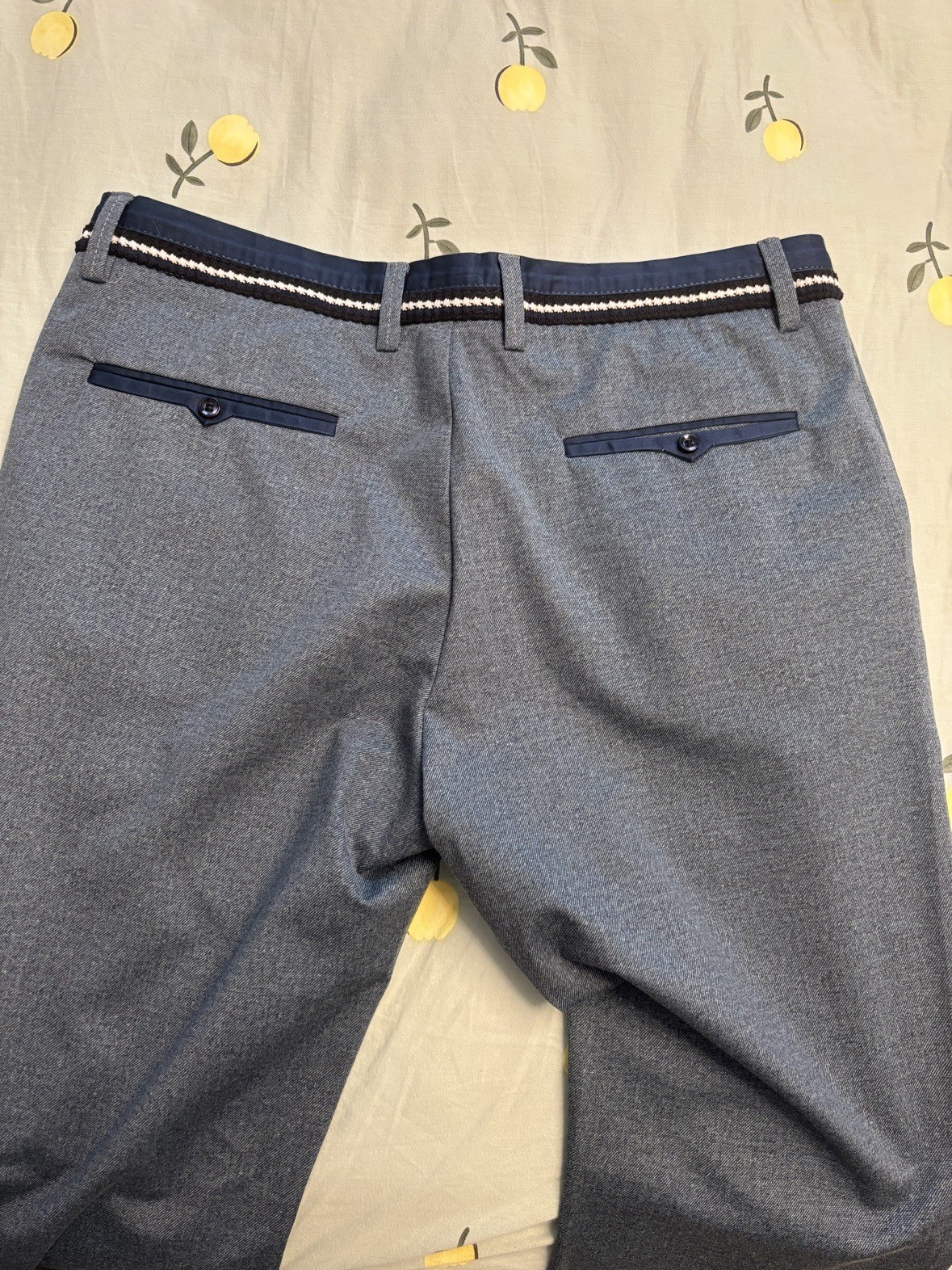 Men's grey dress pants — size L, new - photo 2