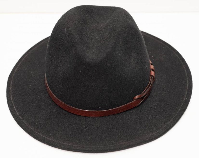 European Wool Felt Fedora Hat (Size 55) Water-Repellent - photo 3