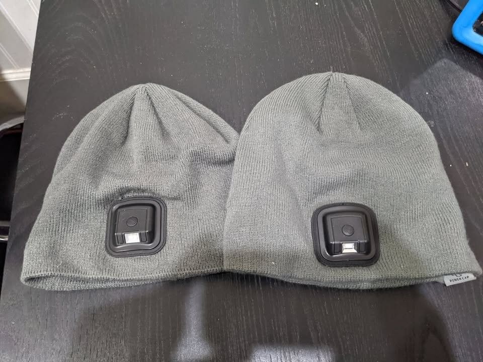 POWERCAP 3.0 Lighted Headlamp Fleece Beanies Rechargeable LED