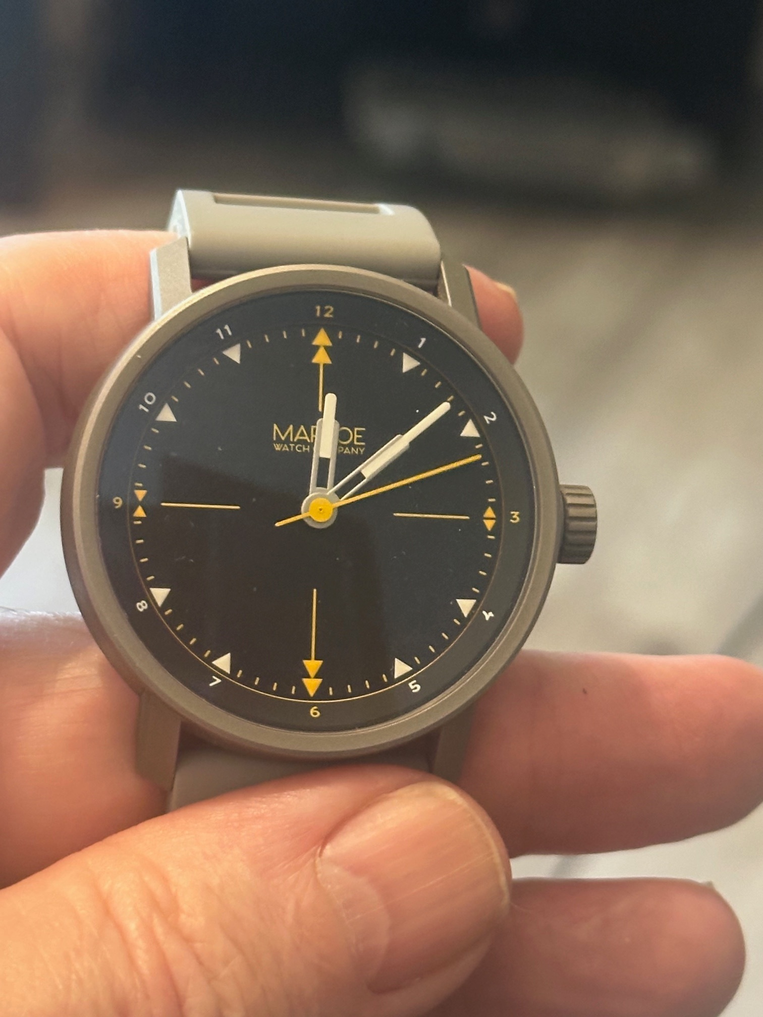 Sandblasted Marloe Automatic watch