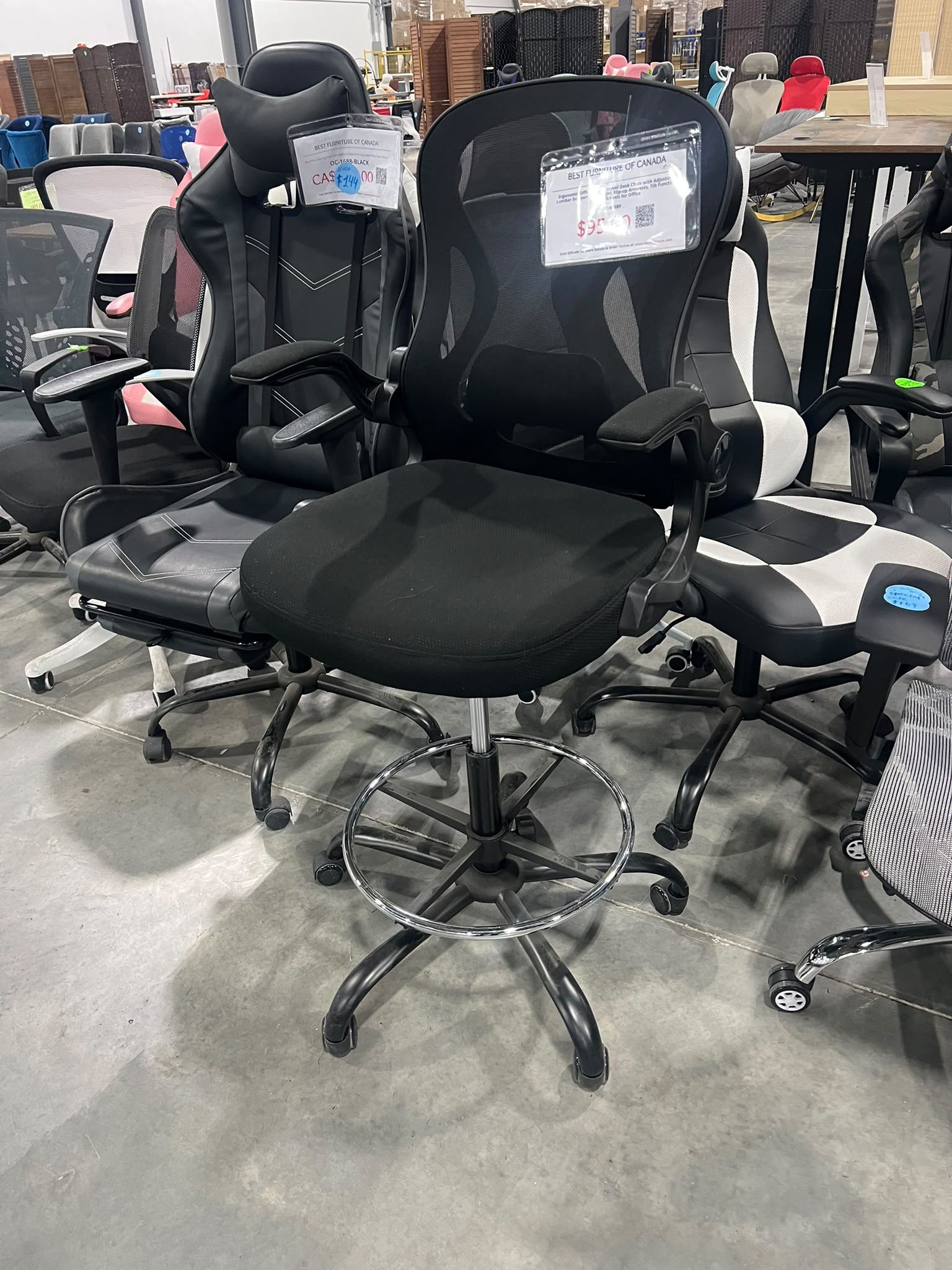 Drafting Office Chair $95 🪑 Brand New – Mesh Back