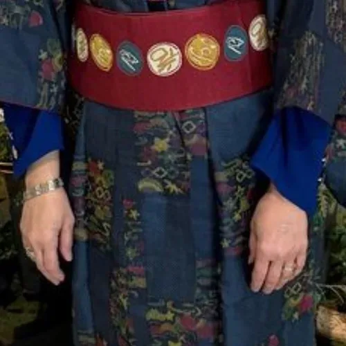 Vintage Japanese Kimono with Obi - photo 2