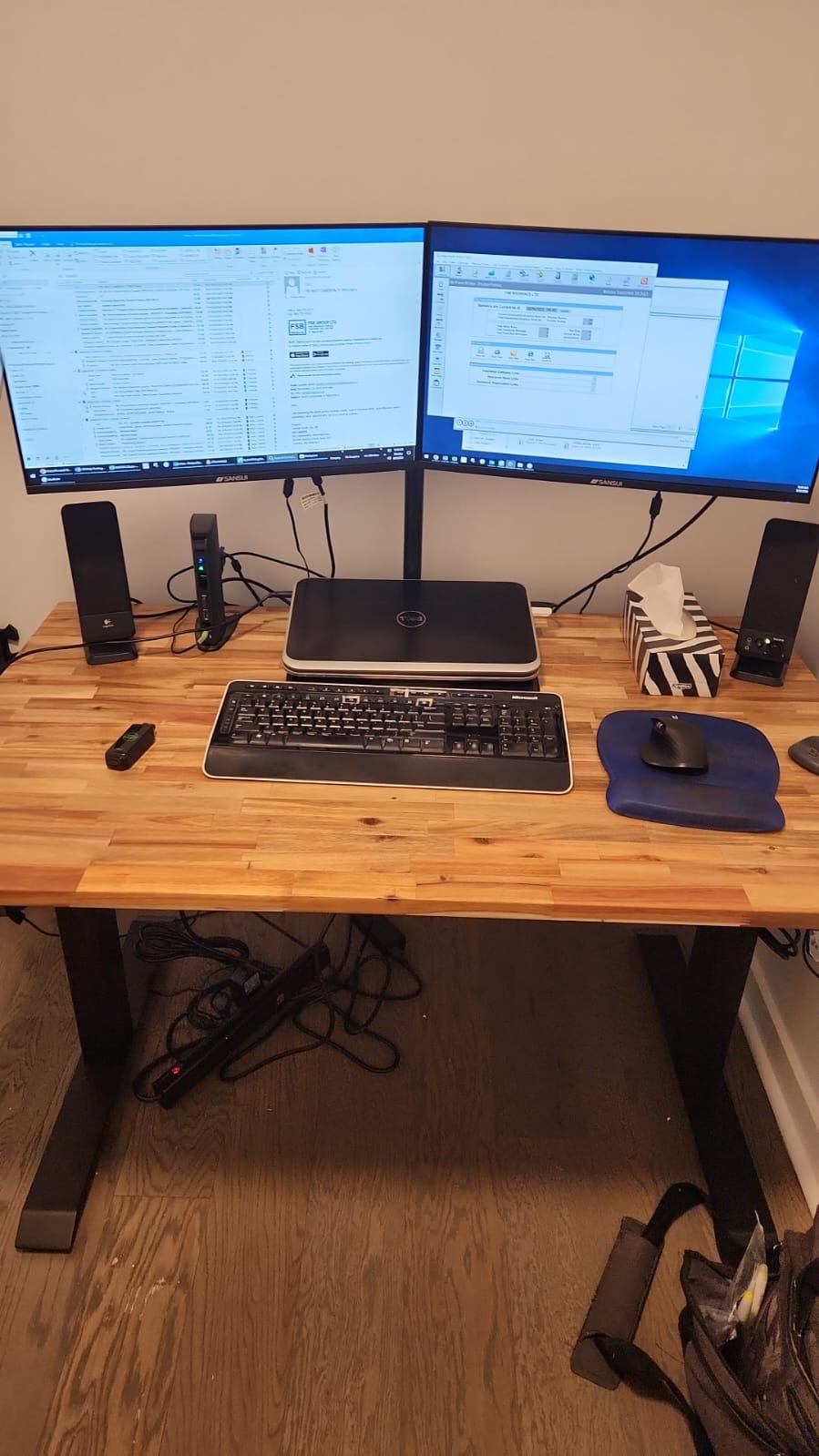 2 SANSUI 24" Full HD Monitors 75Hz 1080P HDMI/VGA, Tilt Stand
