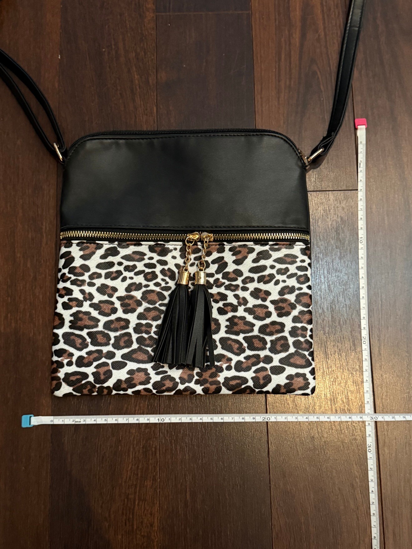 Leopard Print Crossbody Bag — Used