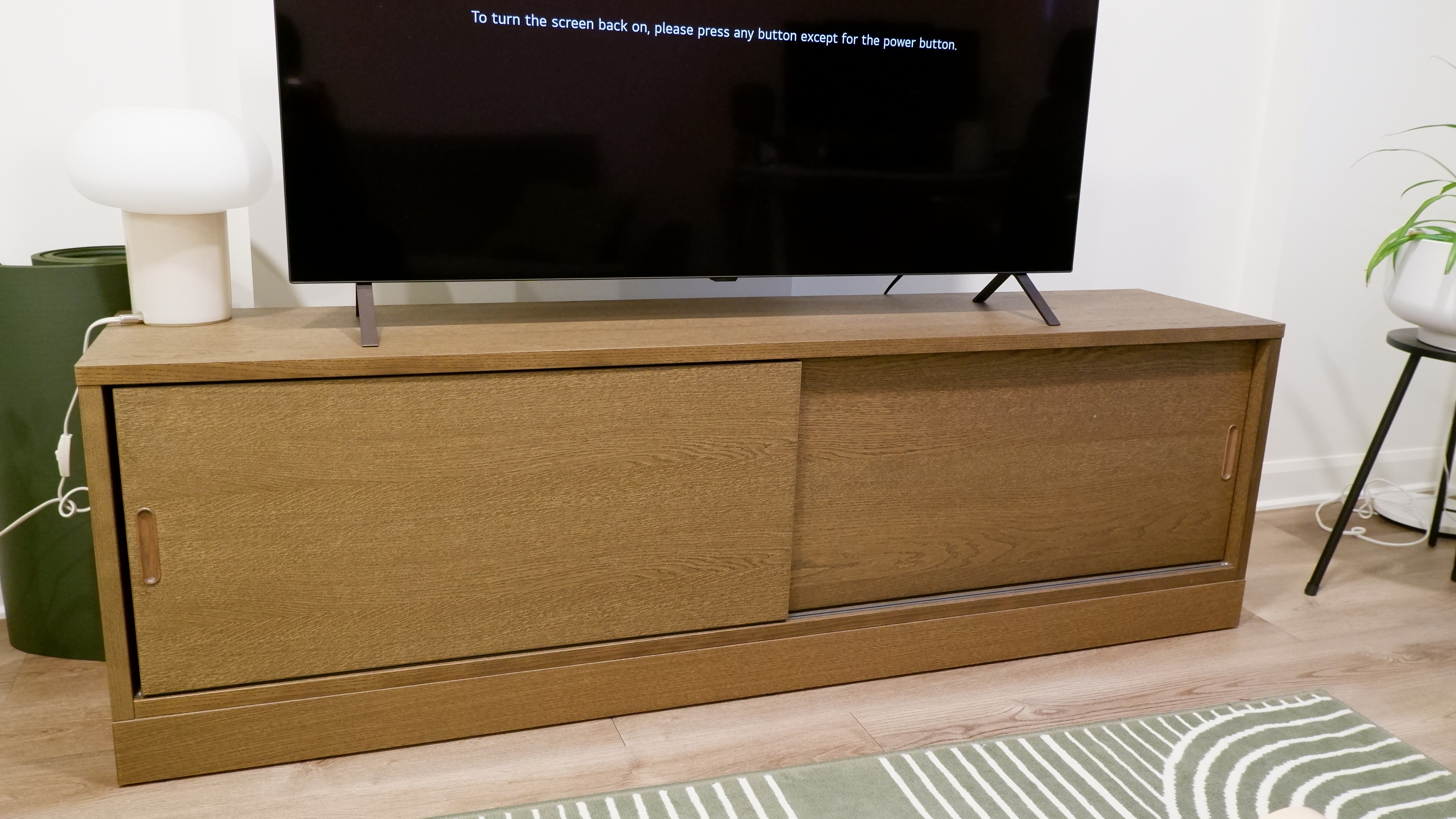 IKEA TONSTAD TV Bench – Brown Stained Oak Veneer - photo 2