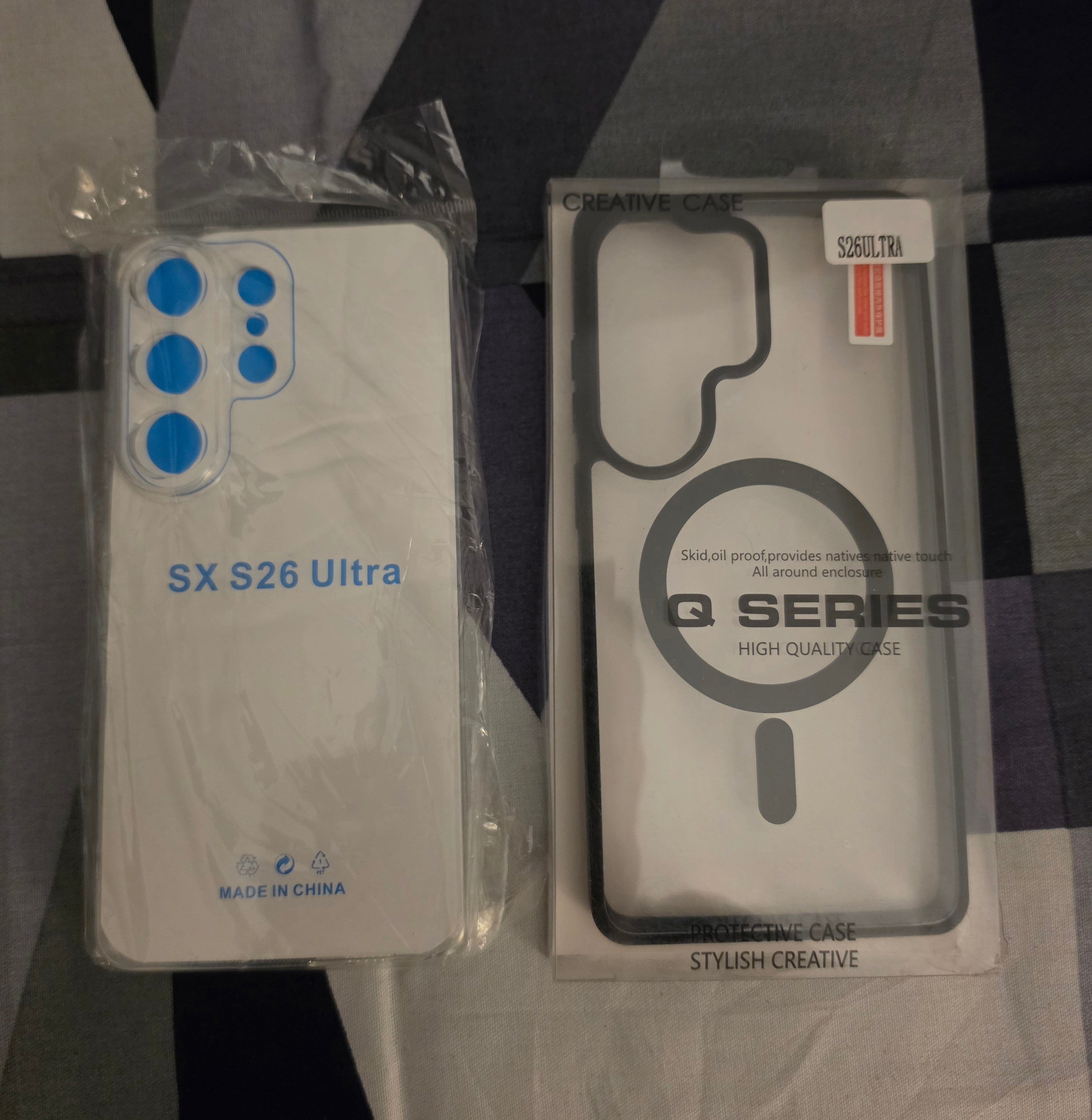 2 Samsung S26 Ultra Cases – Magnetic-Style + Clear – Brand New - photo 2