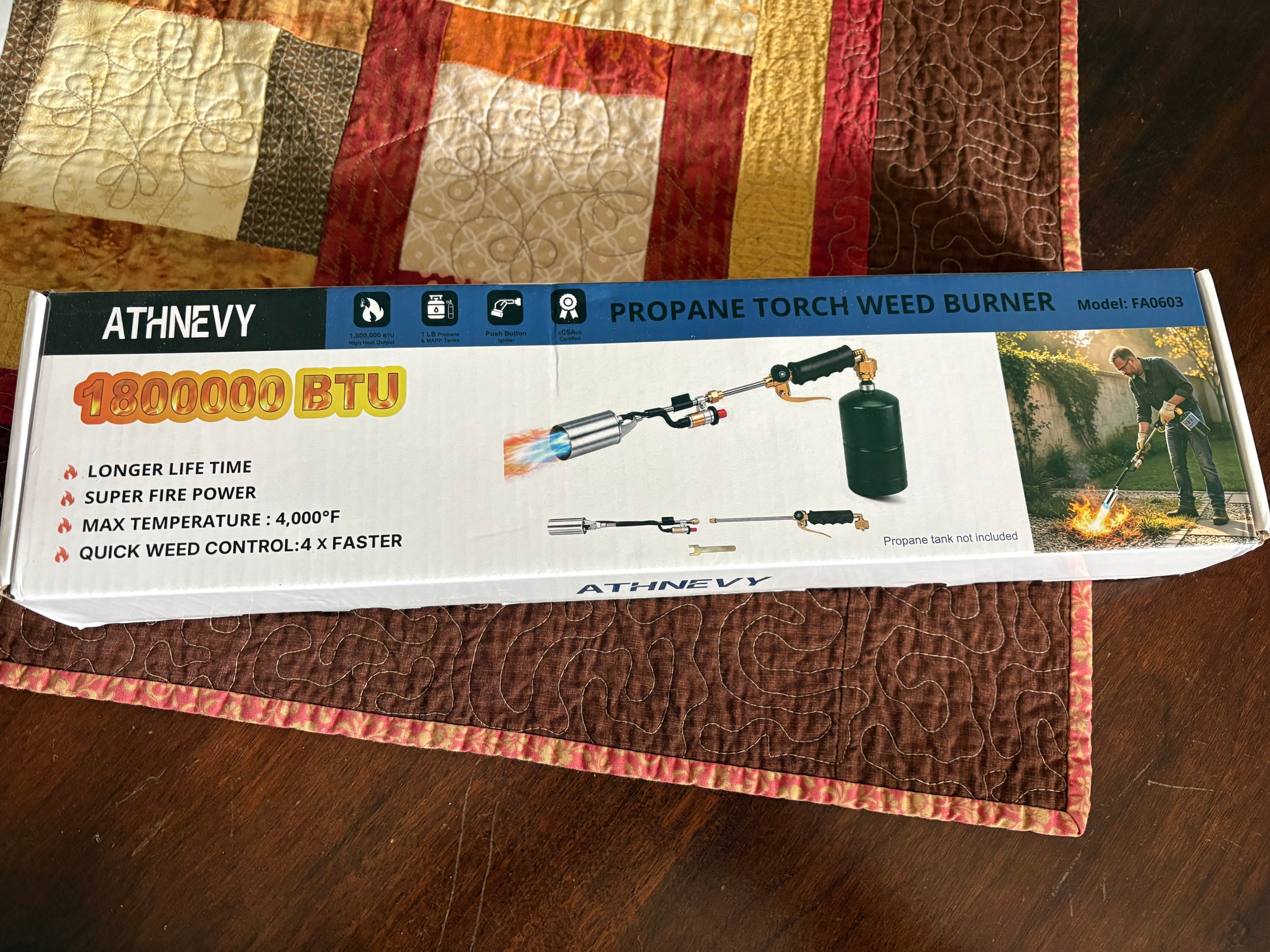 Heavy Duty Propane Weed Burner Torch