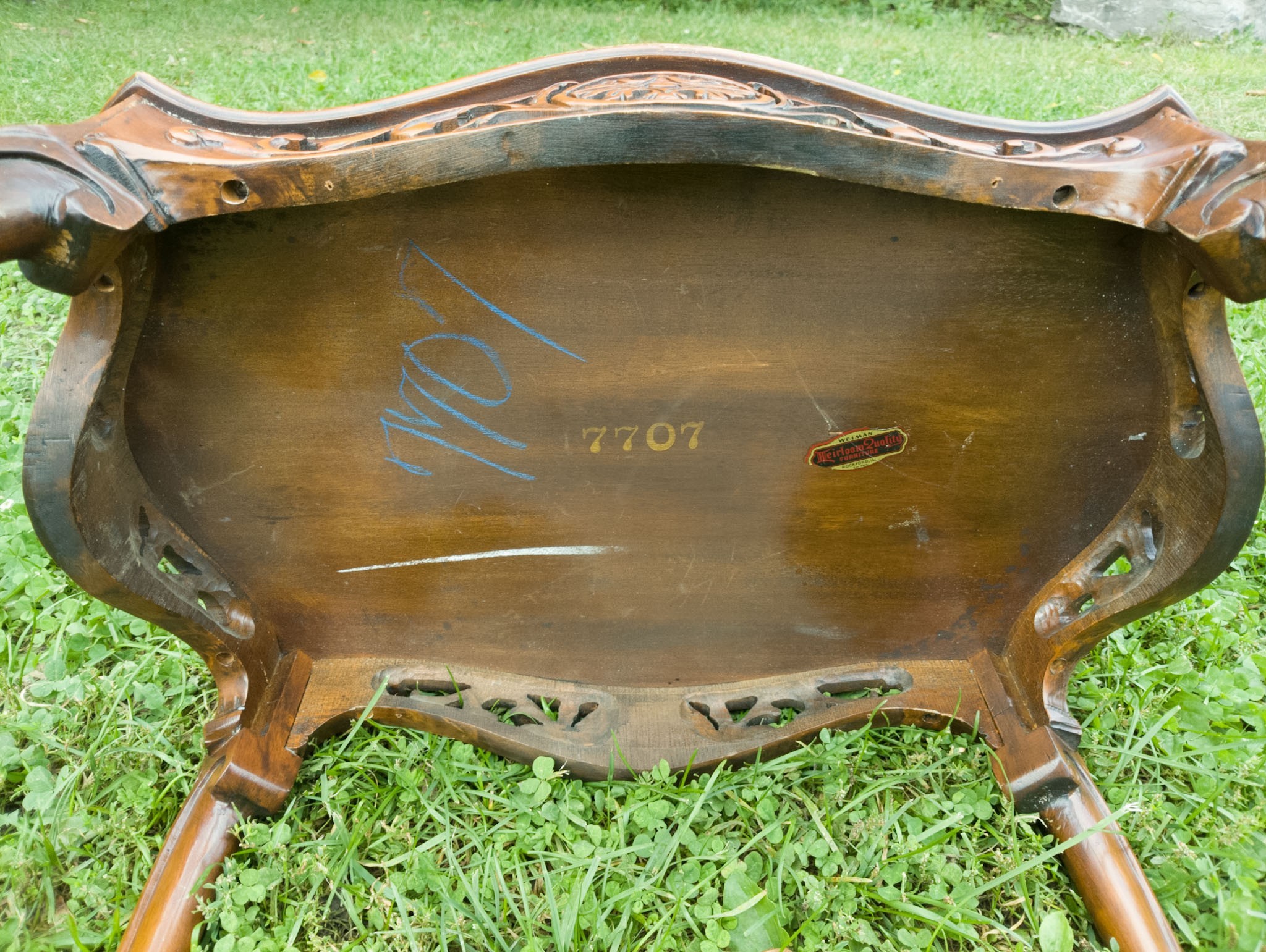 Late 19th Century French Louis XV Style Carved Side Table
