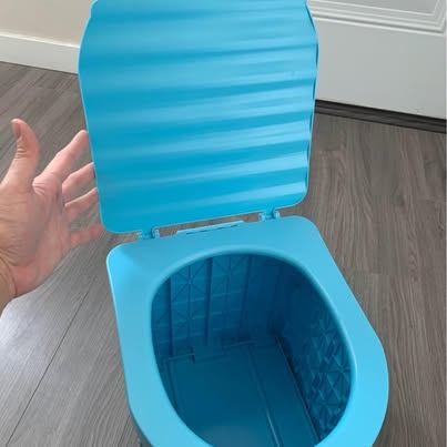 Portable Folding Camping Toilet – ABS, 330lb Capacity