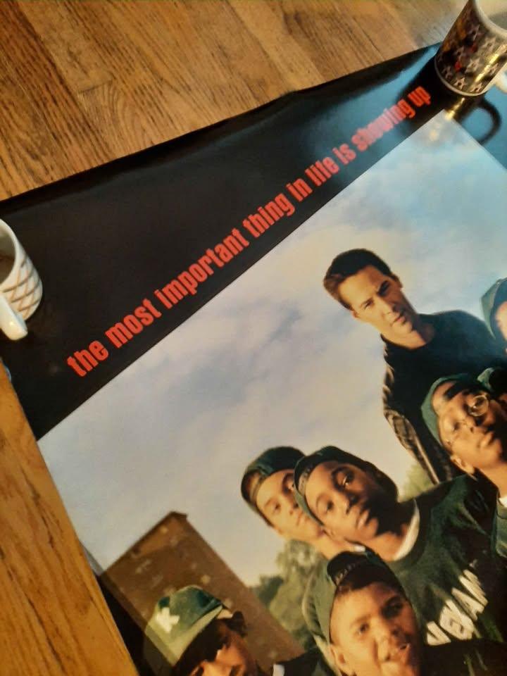 Hardball Keanu Reeves theater poster double-sided - photo 4