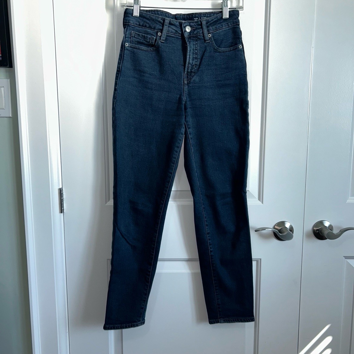 Old Navy High-Rise O.G. Straight Jeans – 00, Dark Wash - photo 3