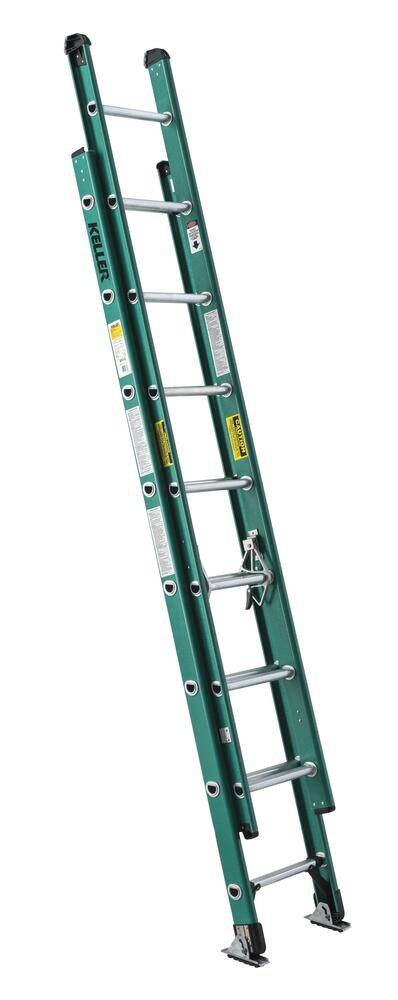 Keller Fiberglass Extension Ladder