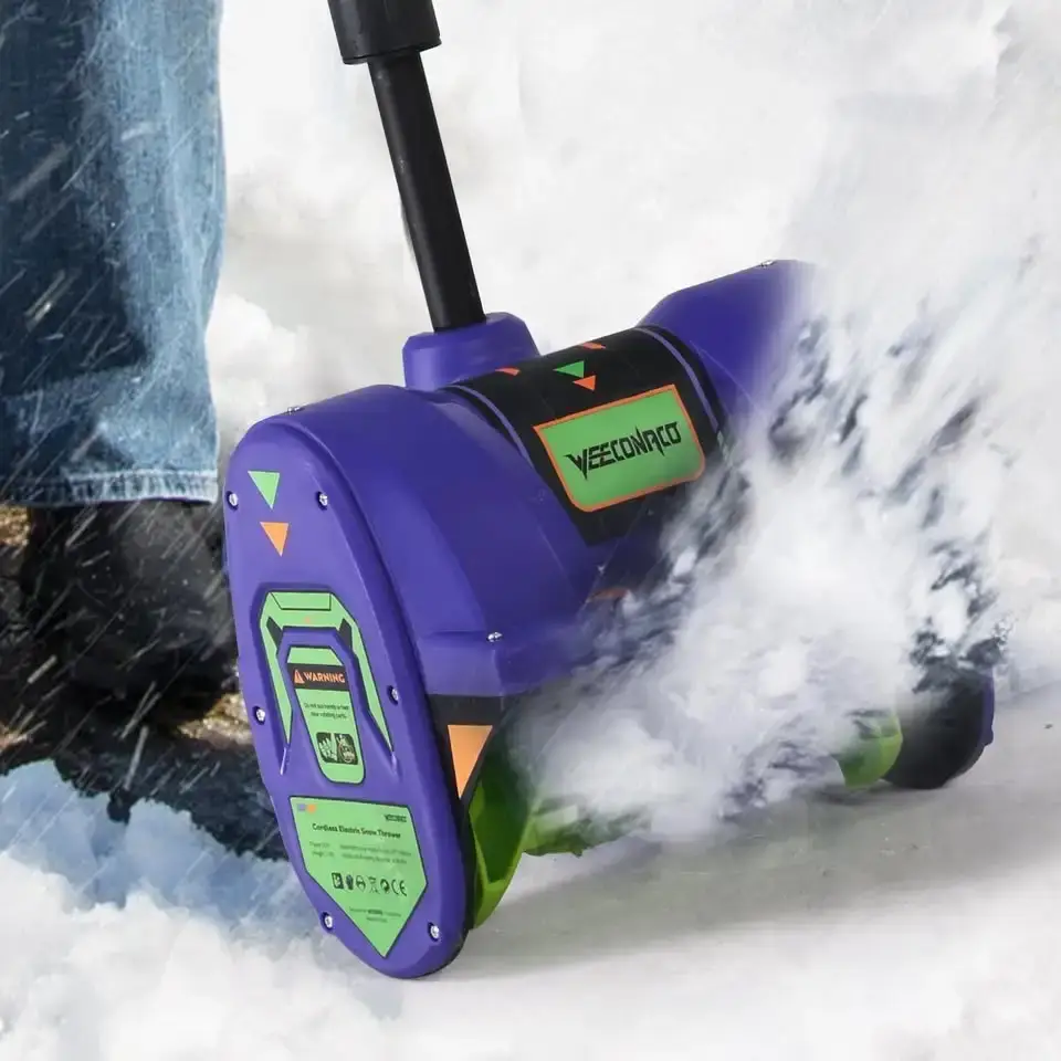 20V Lithium-Ion Cordless Electric Snow Shovel, 12 inch Snow Blow - photo 5