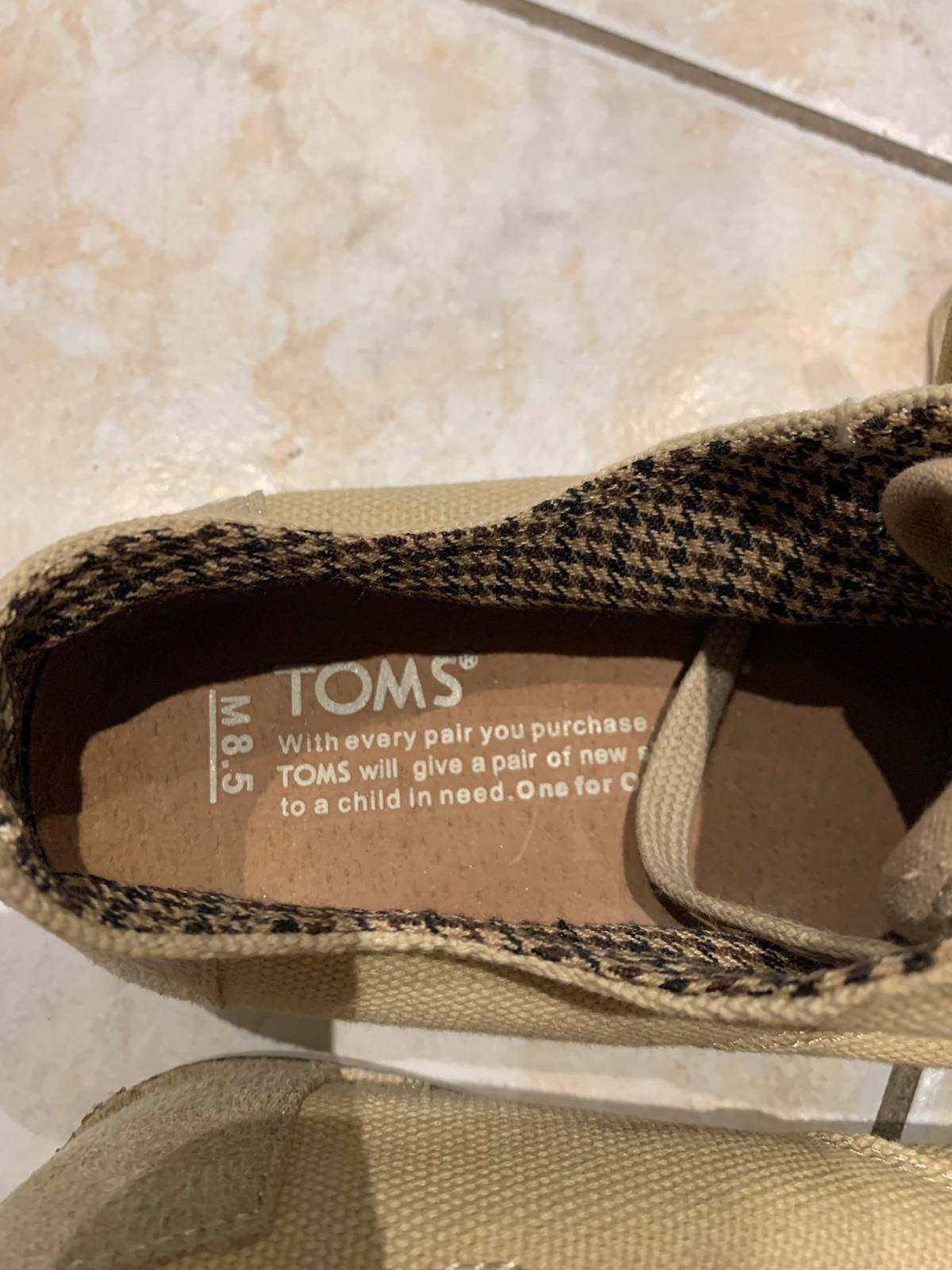 TOMS Cordones men's canvas lace-up casual shoes 8.5 - photo 2