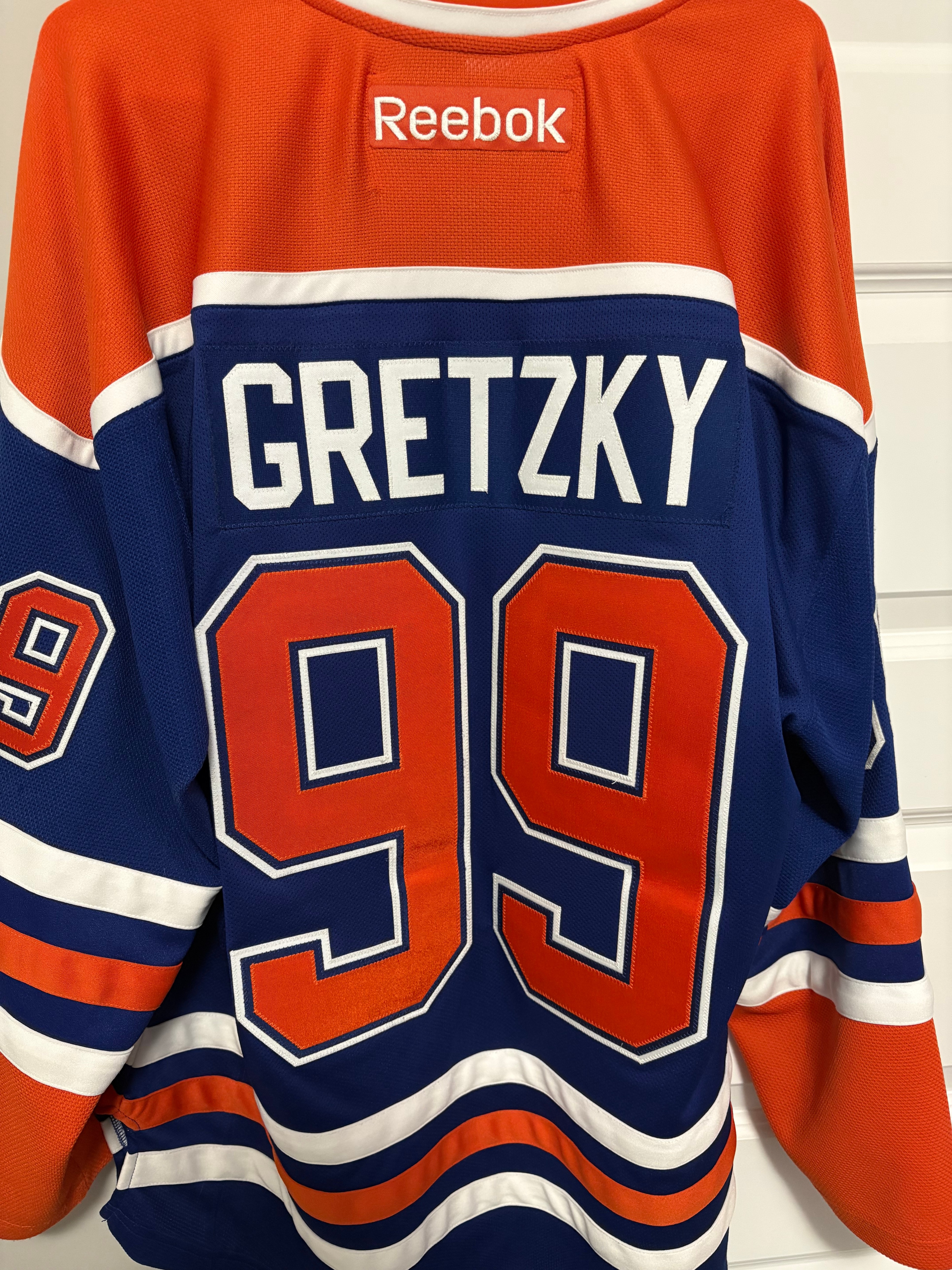 Reebok NHL Edmonton Oilers Gretzky Jersey Size L