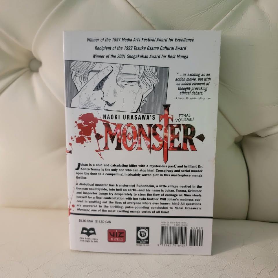 Urasawa's Monster Manga Vol. 18 Final Vol (Viz Signature) — New - photo 2