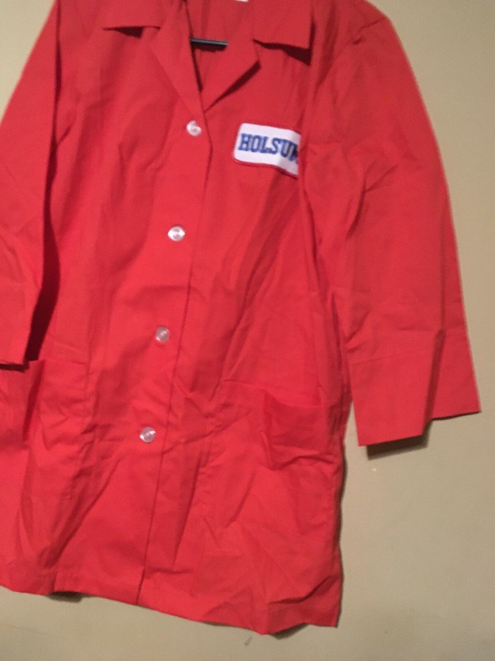 HOLSUM SOLID RED LONG SLEEVE SHIRT MEDIUM CLEVER MAID UNIFORM CO - photo 5