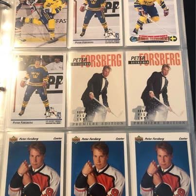 Roughly 200 Hockey Cards in Binder