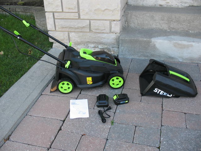 Steelite 13 Inch Cordless (Electric) Lawnmower, BRAND NEW