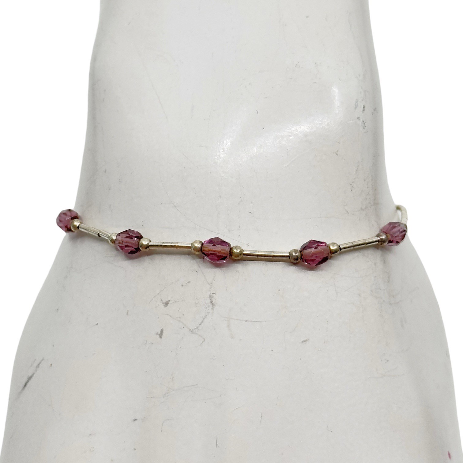 Zuni Liquid Sterling silver amethyst bracelet - GM1100
