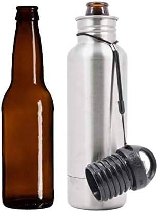 BottleKeeper Standard 2.0 Beer Bottle Insulator - Silver - photo 4