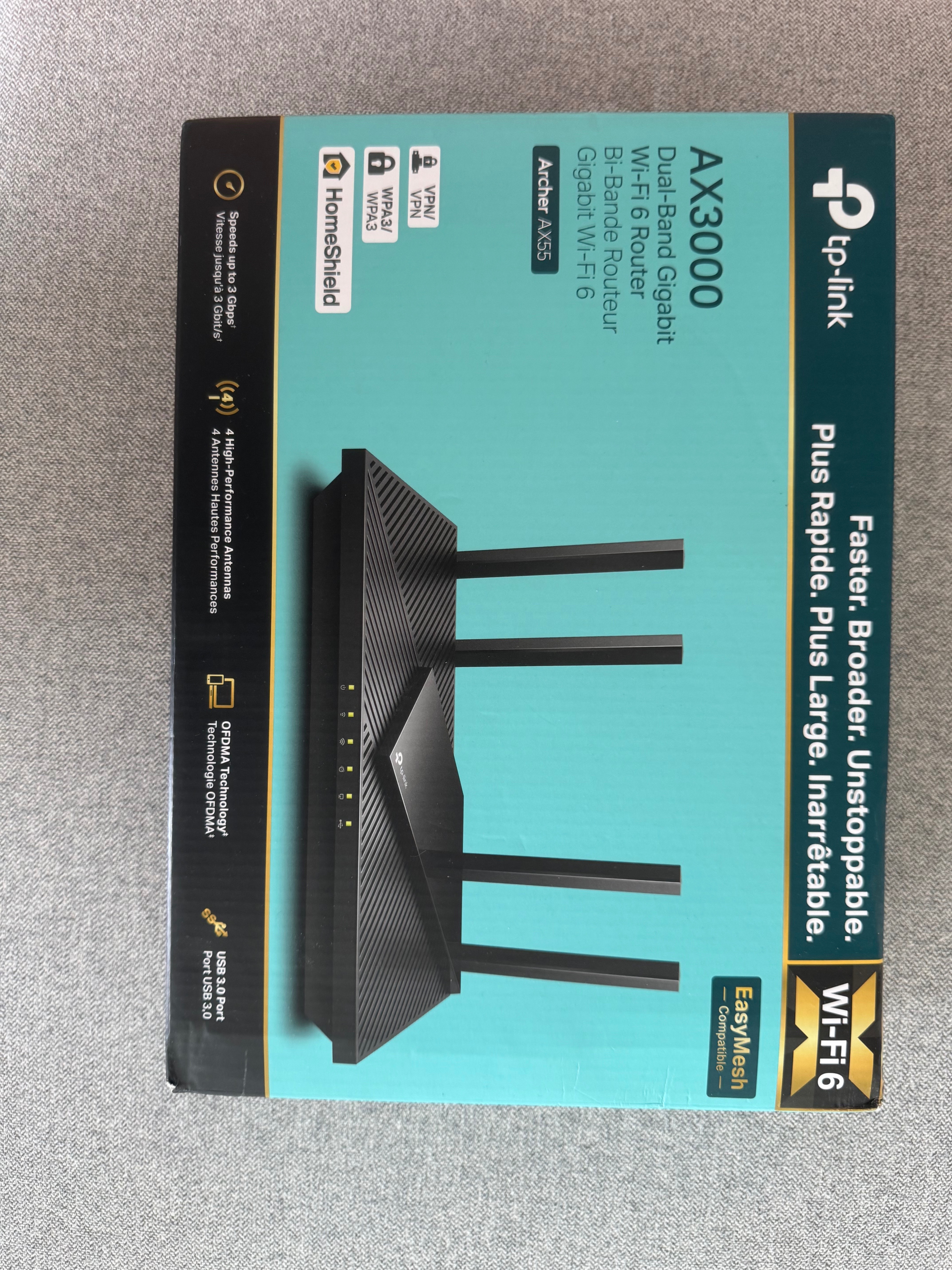 TP-Link Archer AX55 AX3000 Wi-Fi 6 Router