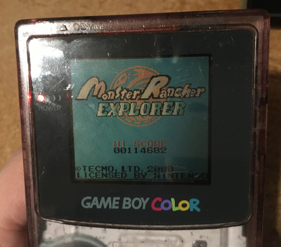 MONSTER RANCHER EXPLORER NINTENDO GAME BOY COLOR GBC TESTED WORK