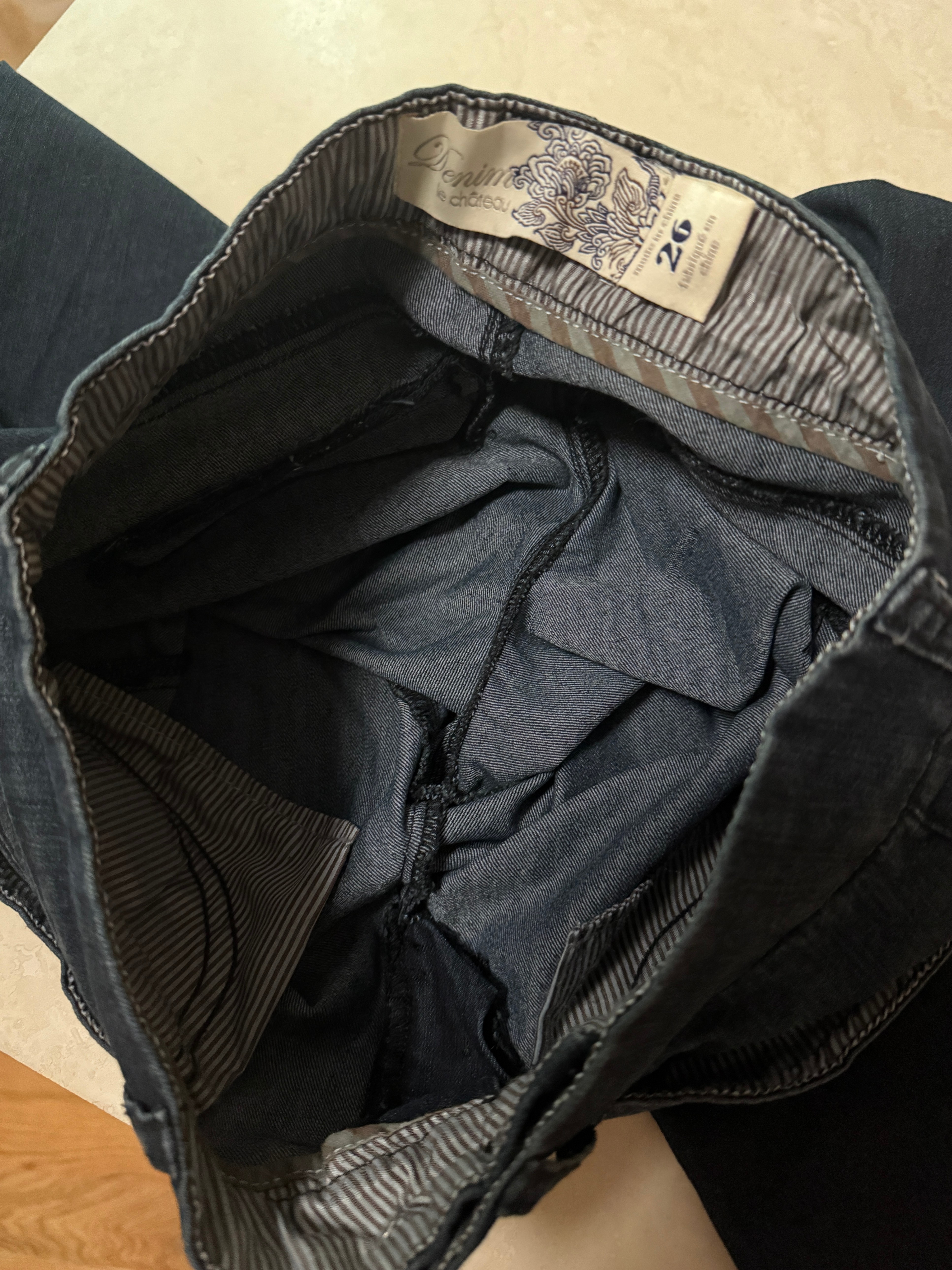 Le Chateau Dark Wash Flare Jeans Size 26 NWOT Y2K Premium - photo 5