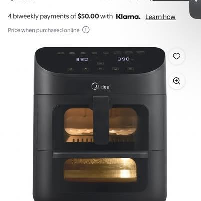 Midea 11L Double Decker Air Fryer — New in Box