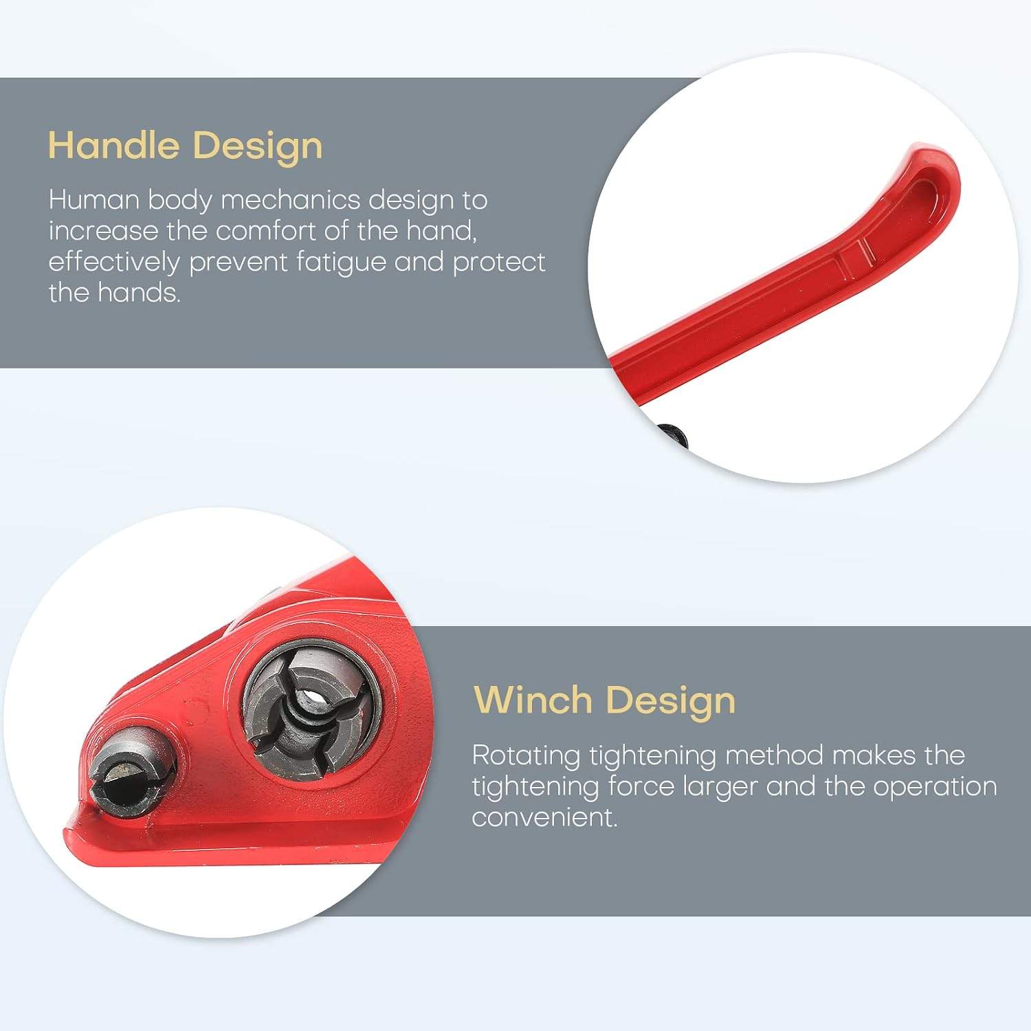 Weyleity Manual Strapping Tensioner & Cutter – Red - photo 3