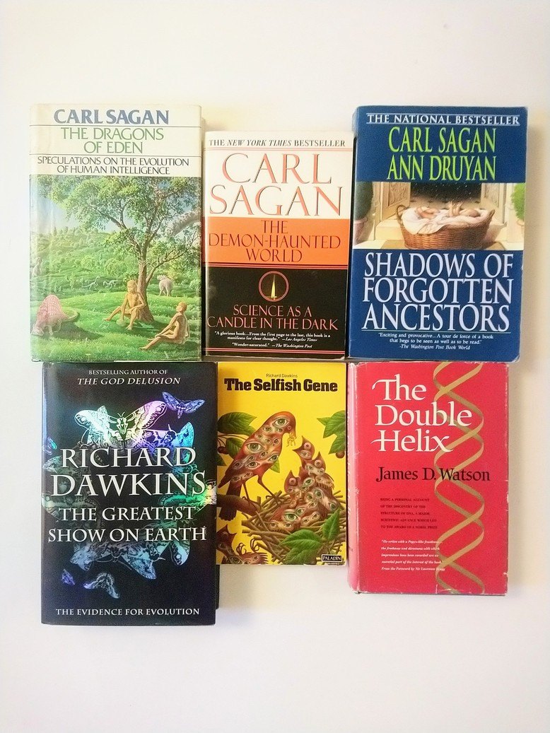Carl Sagan / Richard Dawkins / James Watson books!