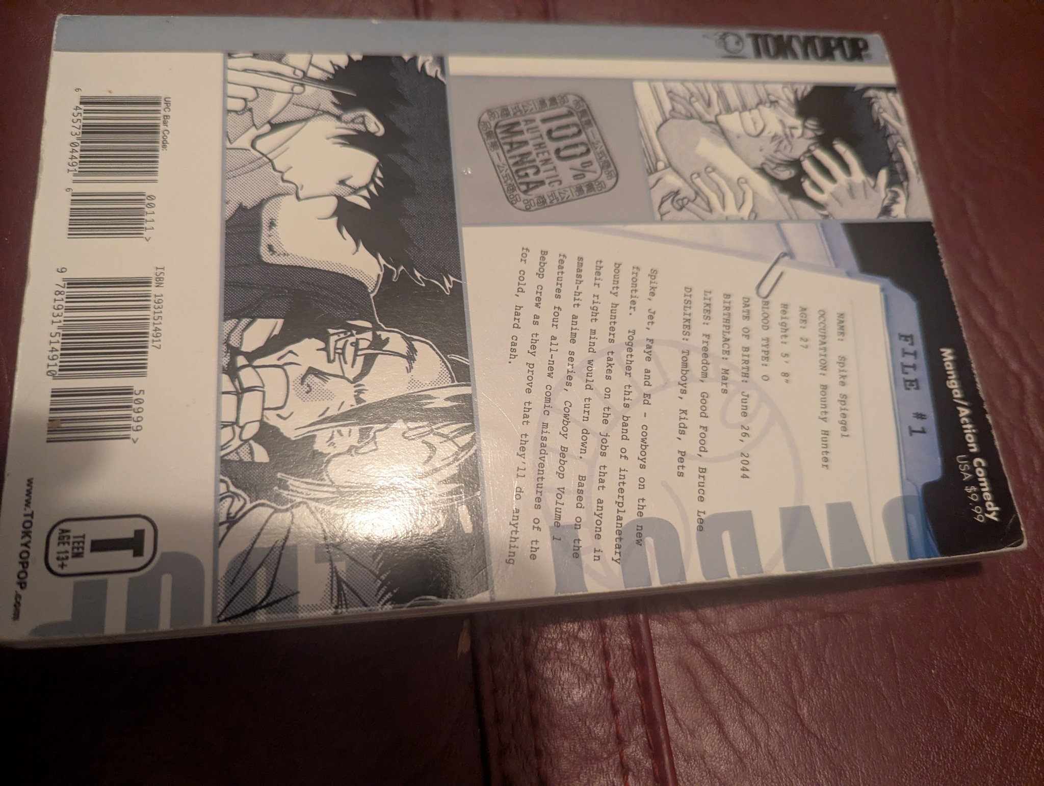 Cowboy Bebop Manga Set Vols 1-3 Tokyopop - photo 3