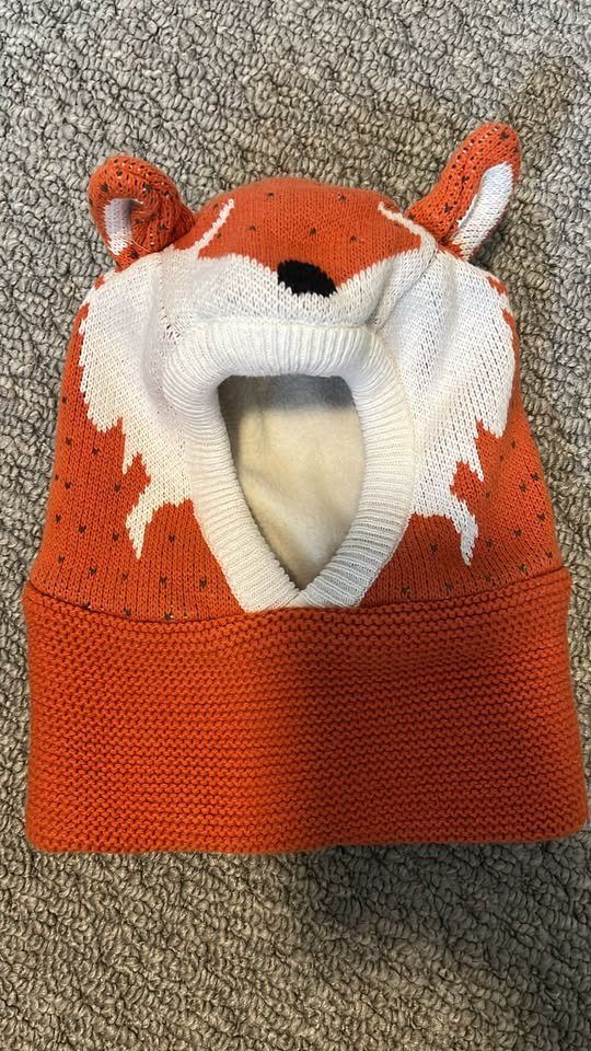 BRAND NEW Baby Zoocchini Fox Winter Hat 6-12 months