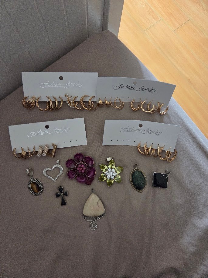 Fashion Jewellery Lot – Earrings & Pendants