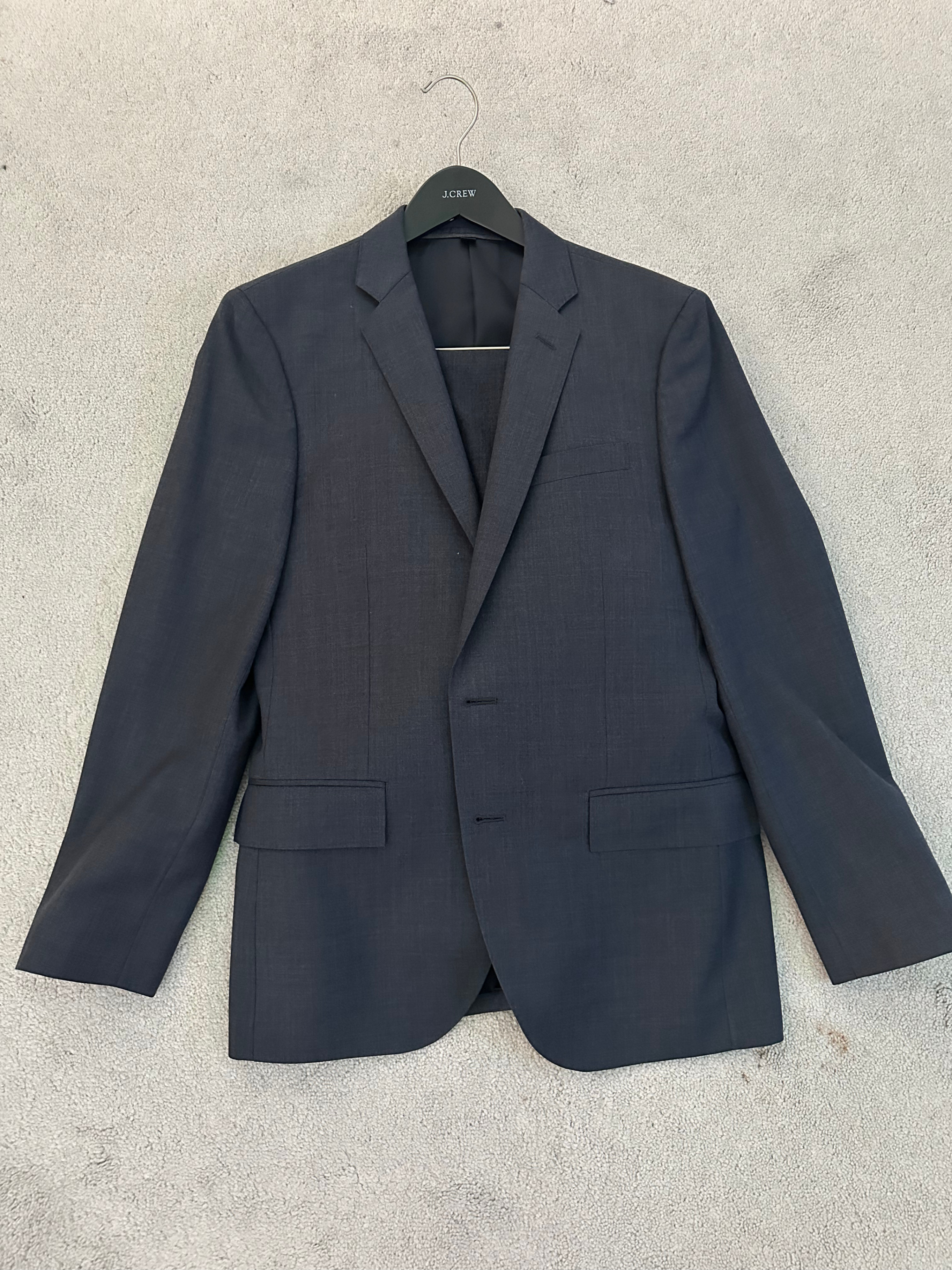 J.CREW Navy Blue 38s Two Piece Suit