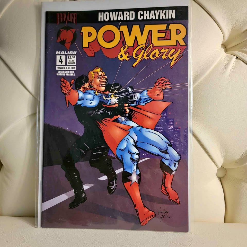 Power & Glory #4 - Howard Chaykin - Malibu Bravura 1994 -