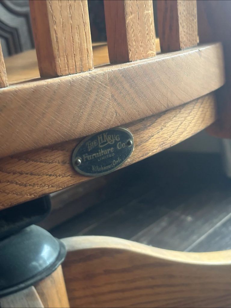 Vintage H. Krug Furniture Co. Office Chair - photo 3