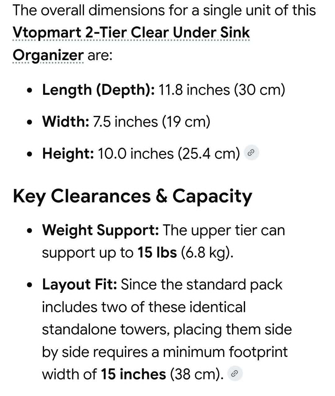 NEW 2-Tier Pull-Out Cabinet Organizer - photo 5